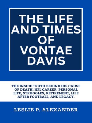cover image of THE LIFE AND TIMES OF VONTAE DAVIS